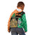 Ireland Christmas Kid Hoodie Wren Boy With Shamrock Xmas Tree - Wonder Print Shop
