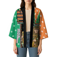 Ireland Christmas Kimono Wren Boy With Shamrock Xmas Tree - Wonder Print Shop