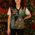Ireland Christmas Knitted V-Neck Vest Wren Boy With Shamrock Xmas Tree - Wonder Print Shop