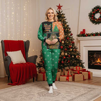 Ireland Christmas Pajama Set Wren Boy With Shamrock Xmas Tree - Wonder Print Shop