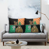 Ireland Christmas Pillow Cover Wren Boy With Shamrock Xmas Tree - Wonder Print Shop