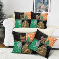 Ireland Christmas Pillow Cover Wren Boy With Shamrock Xmas Tree - Wonder Print Shop