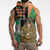 Ireland Christmas Sleeveless Hoodie Wren Boy With Shamrock Xmas Tree - Wonder Print Shop