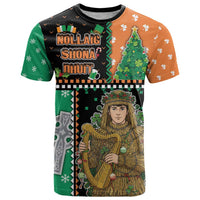 Ireland Christmas T Shirt Wren Boy With Shamrock Xmas Tree - Wonder Print Shop