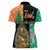 Ireland Christmas Women Polo Shirt Wren Boy With Shamrock Xmas Tree - Wonder Print Shop