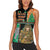 Ireland Christmas Women Sleeveless Polo Shirt Wren Boy With Shamrock Xmas Tree - Wonder Print Shop