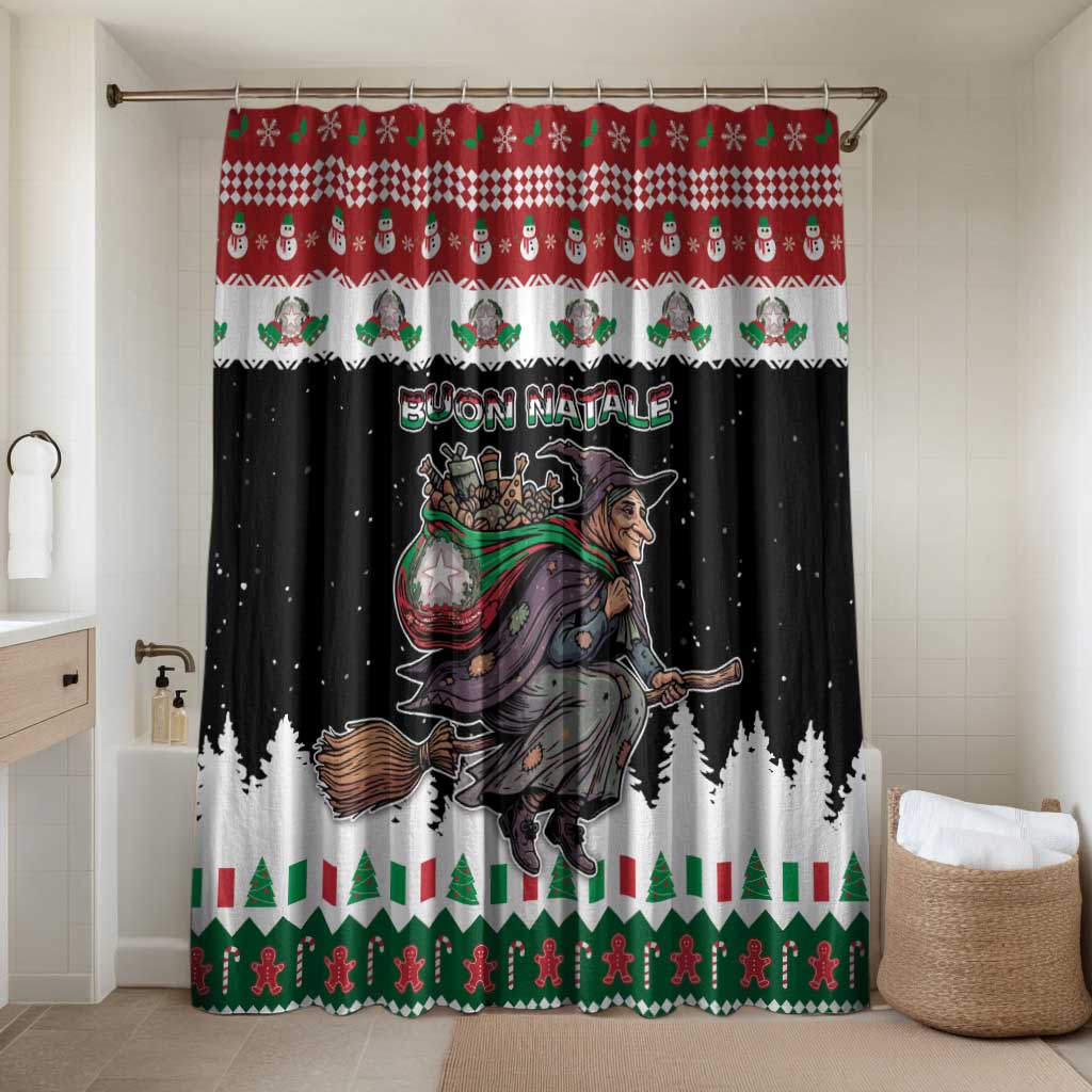 Italy Christmas Bathroom Set La Befana Buon Natale - Wonder Print Shop