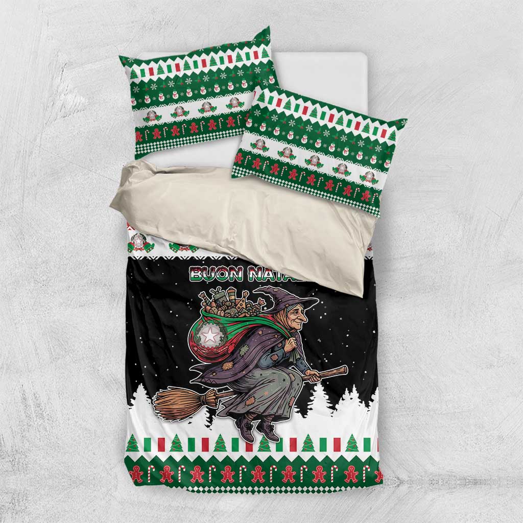 Italy Christmas Bedding Set La Befana Buon Natale - Wonder Print Shop
