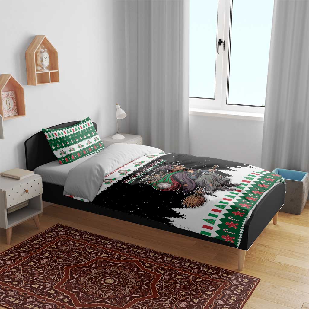 Italy Christmas Bedding Set La Befana Buon Natale - Wonder Print Shop