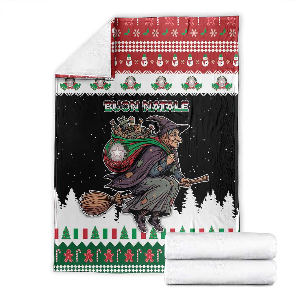 Italy Christmas Blanket La Befana Buon Natale - Wonder Print Shop