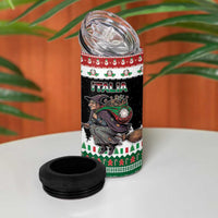 Italy Christmas 4 in 1 Can Cooler Tumbler La Befana Buon Natale - Wonder Print Shop