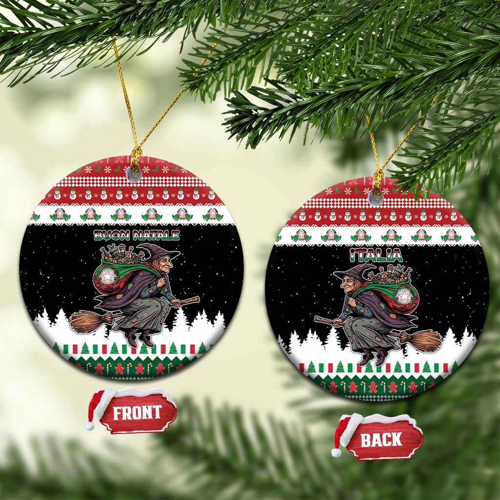 Italy Christmas Ceramic Ornament La Befana Buon Natale - Wonder Print Shop