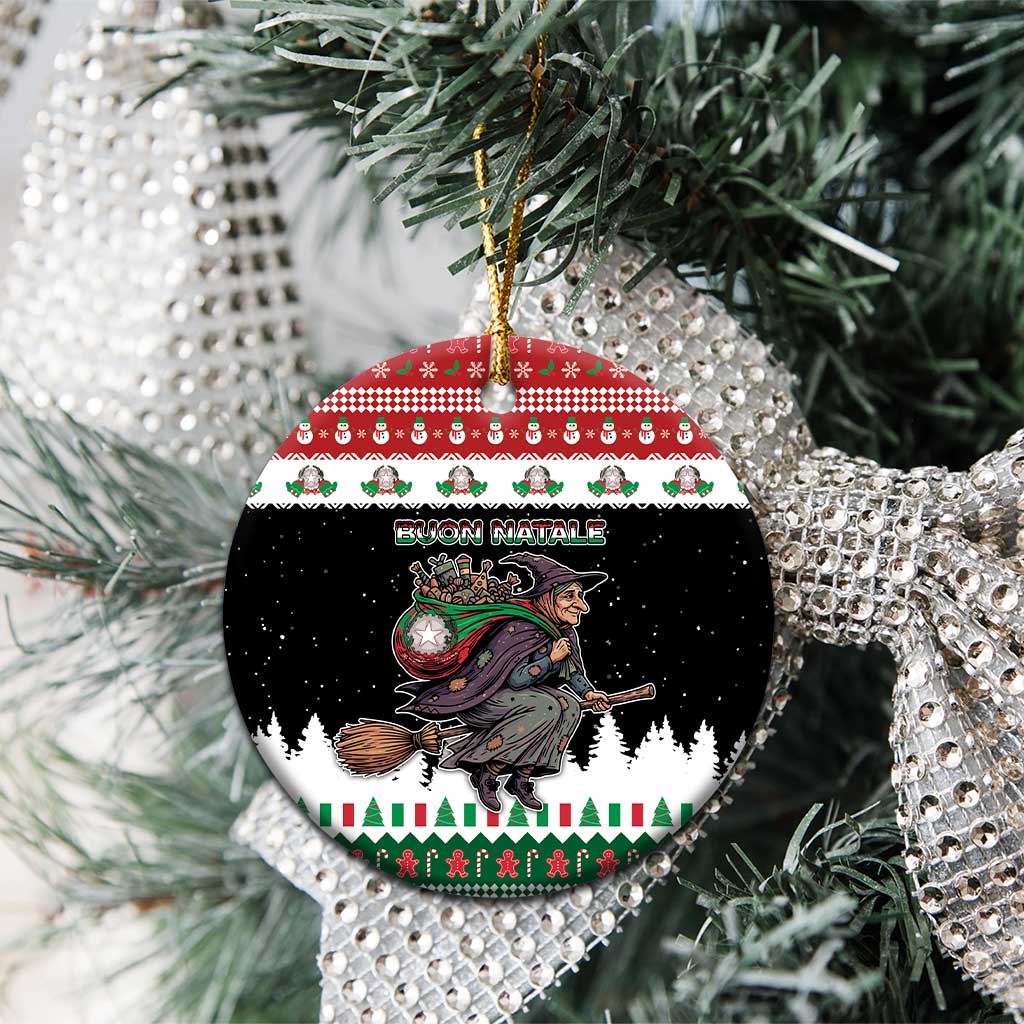 Italy Christmas Ceramic Ornament La Befana Buon Natale - Wonder Print Shop