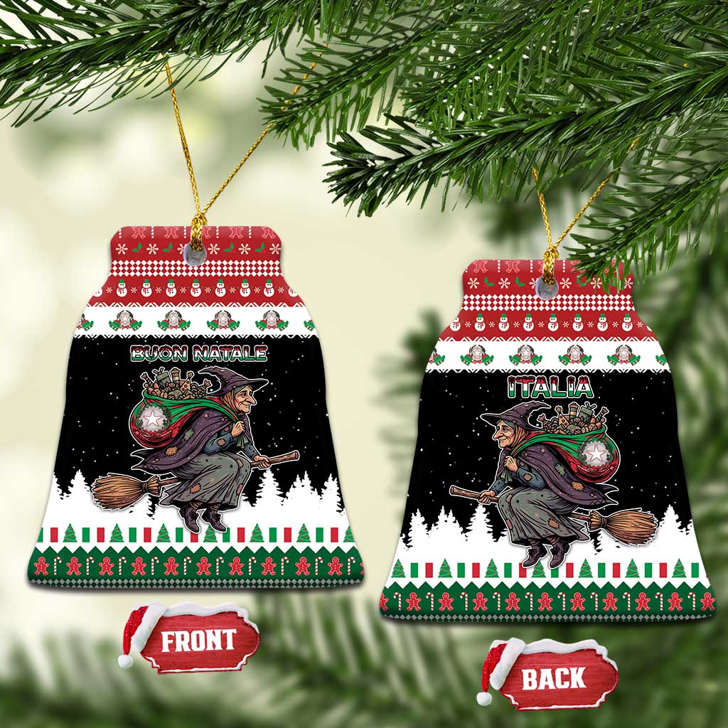 Italy Christmas Ceramic Ornament La Befana Buon Natale - Wonder Print Shop