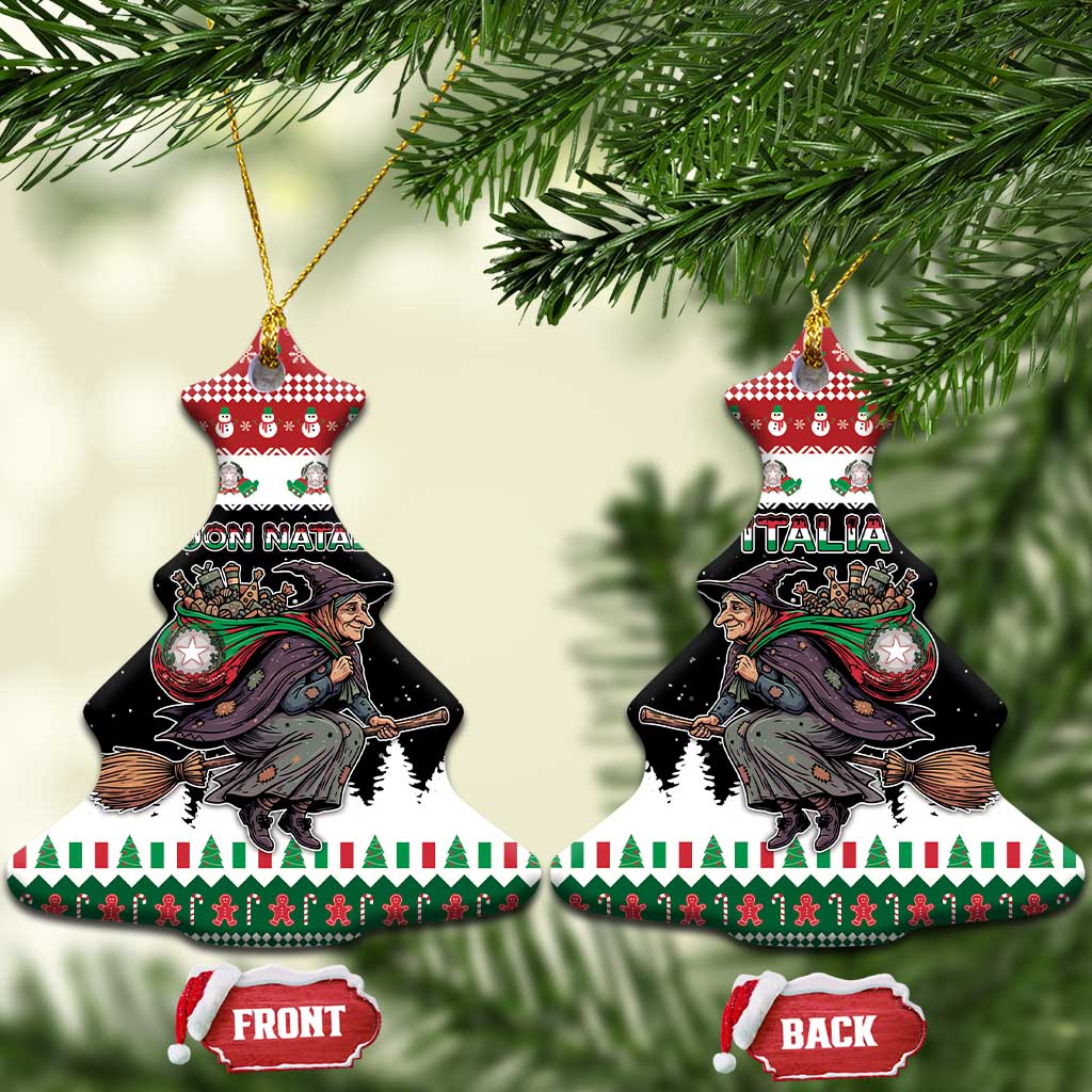 Italy Christmas Ceramic Ornament La Befana Buon Natale - Wonder Print Shop