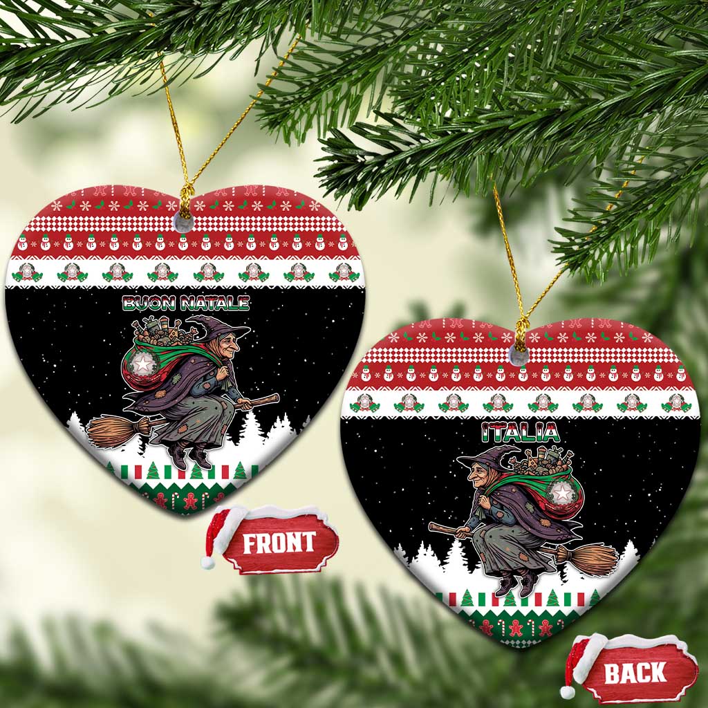 Italy Christmas Ceramic Ornament La Befana Buon Natale - Wonder Print Shop