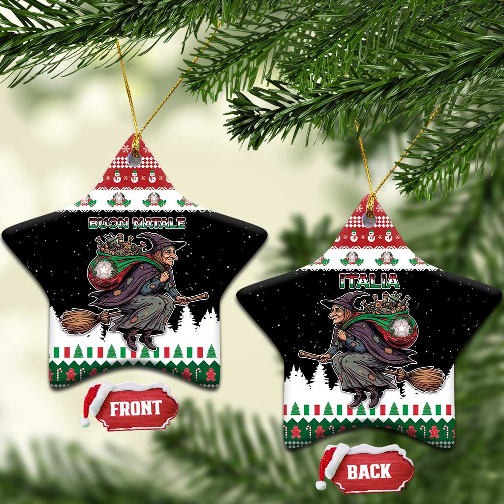 Italy Christmas Ceramic Ornament La Befana Buon Natale - Wonder Print Shop