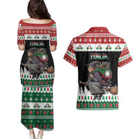 Italy Christmas Couples Matching Puletasi and Hawaiian Shirt La Befana Buon Natale - Wonder Print Shop