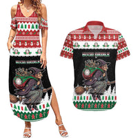 Italy Christmas Couples Matching Summer Maxi Dress and Hawaiian Shirt La Befana Buon Natale - Wonder Print Shop
