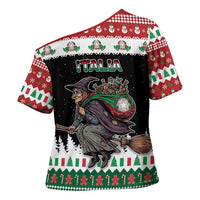 Italy Christmas Cross Shoulder Shirt La Befana Buon Natale - Wonder Print Shop