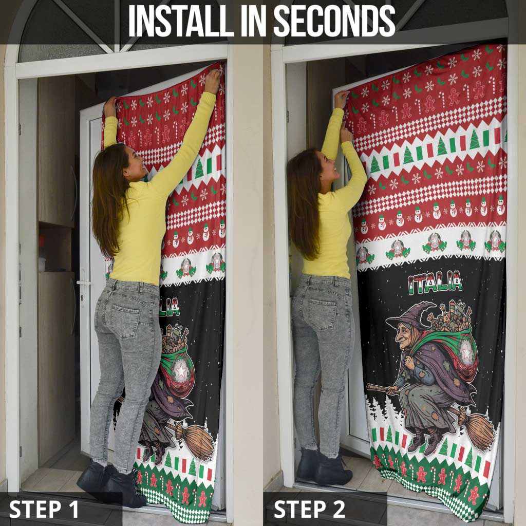 Italy Christmas Door Cover La Befana Buon Natale - Wonder Print Shop