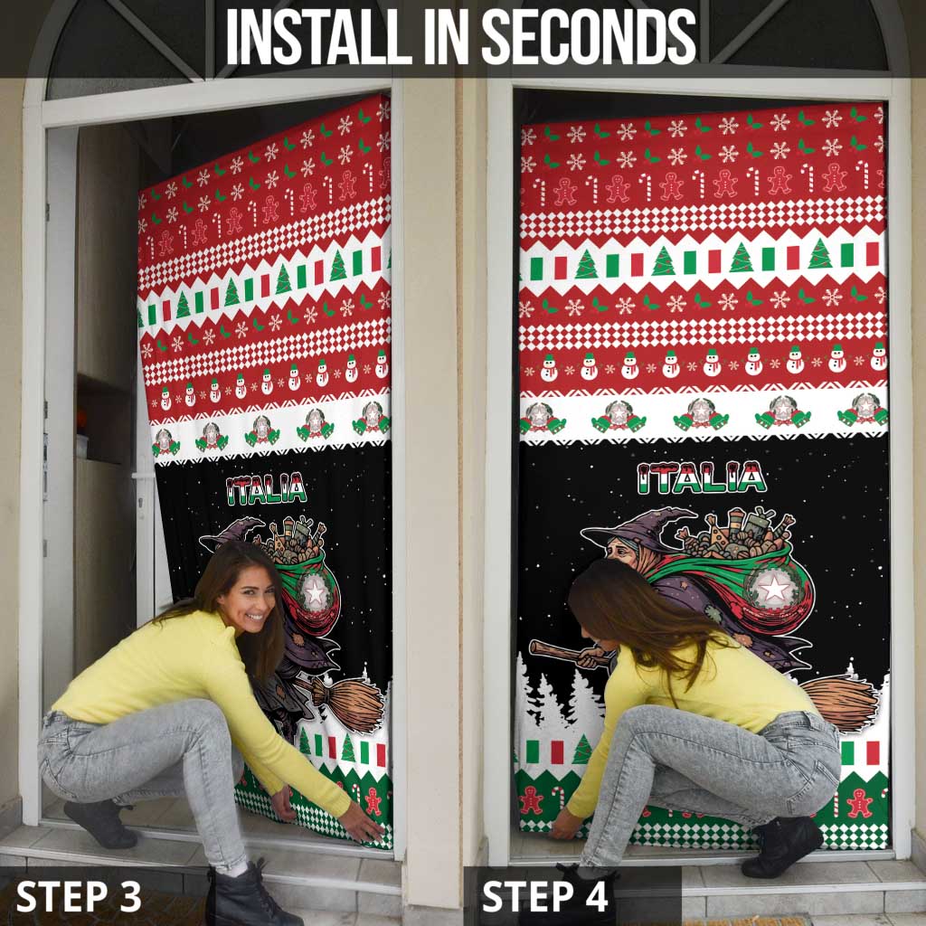 Italy Christmas Door Cover La Befana Buon Natale - Wonder Print Shop