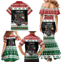 Italy Christmas Family Matching Mermaid Dress and Hawaiian Shirt La Befana Buon Natale - Wonder Print Shop