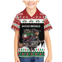 Italy Christmas Family Matching Mermaid Dress and Hawaiian Shirt La Befana Buon Natale - Wonder Print Shop