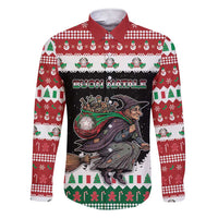 Italy Christmas Family Matching Short Sleeve Bodycon Dress and Hawaiian Shirt La Befana Buon Natale - Wonder Print Shop
