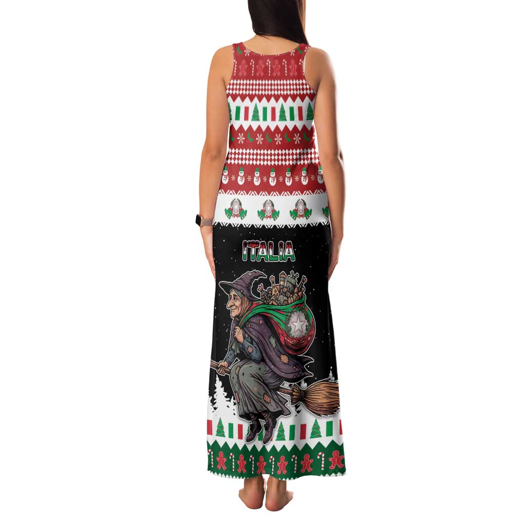 Italy Christmas Family Matching Tank Maxi Dress and Hawaiian Shirt La Befana Buon Natale - Wonder Print Shop