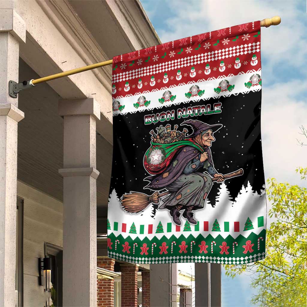 Italy Christmas Garden Flag La Befana Buon Natale - Wonder Print Shop