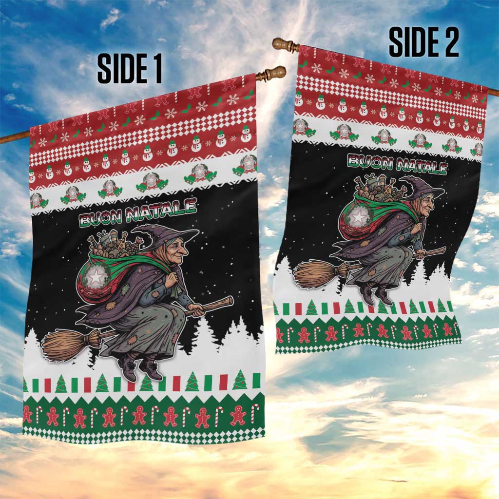 Italy Christmas Garden Flag La Befana Buon Natale - Wonder Print Shop
