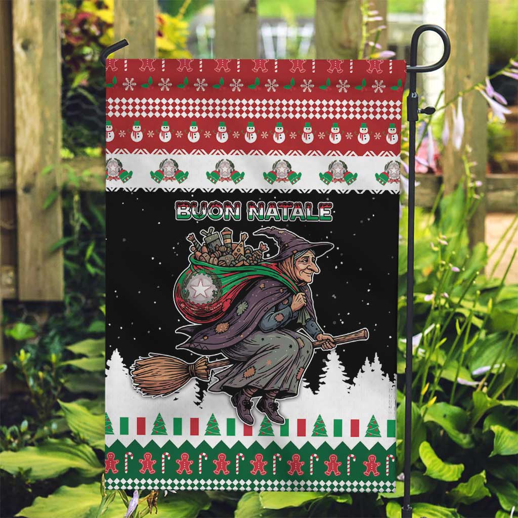 Italy Christmas Garden Flag La Befana Buon Natale - Wonder Print Shop