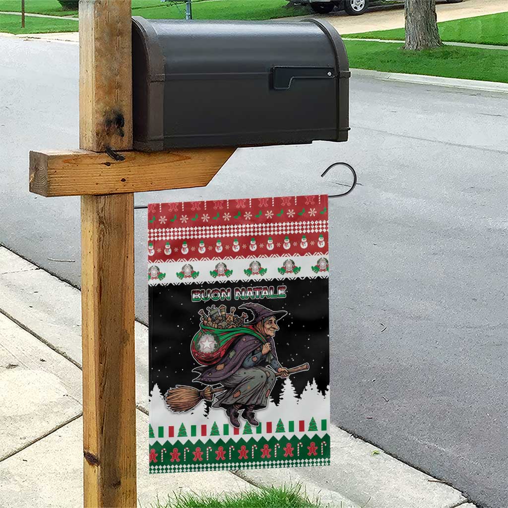 Italy Christmas Garden Flag La Befana Buon Natale - Wonder Print Shop
