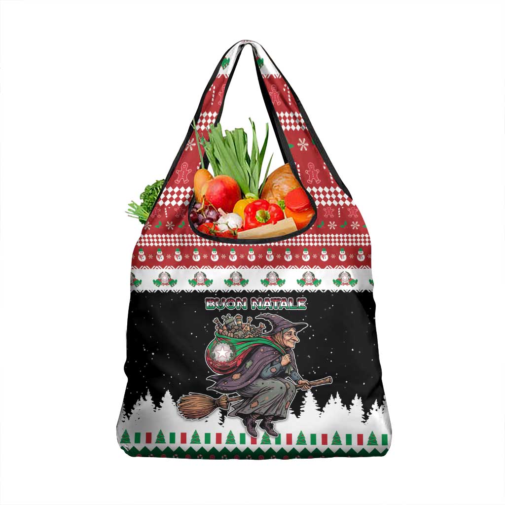 Italy Christmas Grocery Bag La Befana Buon Natale - Wonder Print Shop