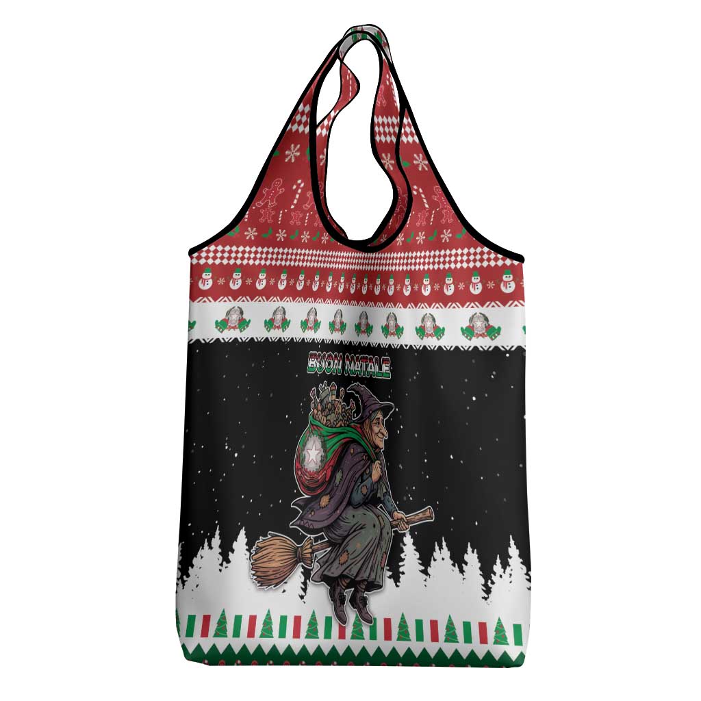Italy Christmas Grocery Bag La Befana Buon Natale - Wonder Print Shop