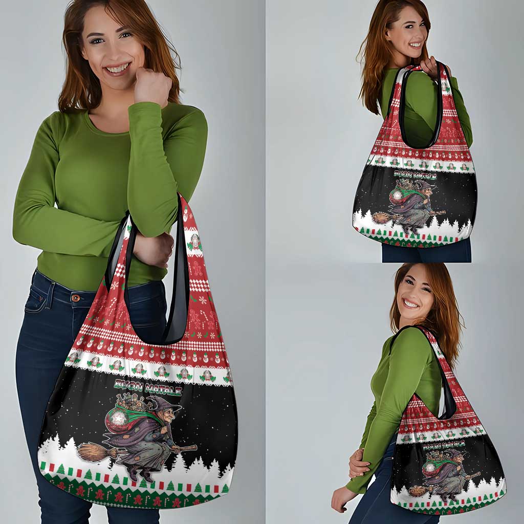 Italy Christmas Grocery Bag La Befana Buon Natale - Wonder Print Shop