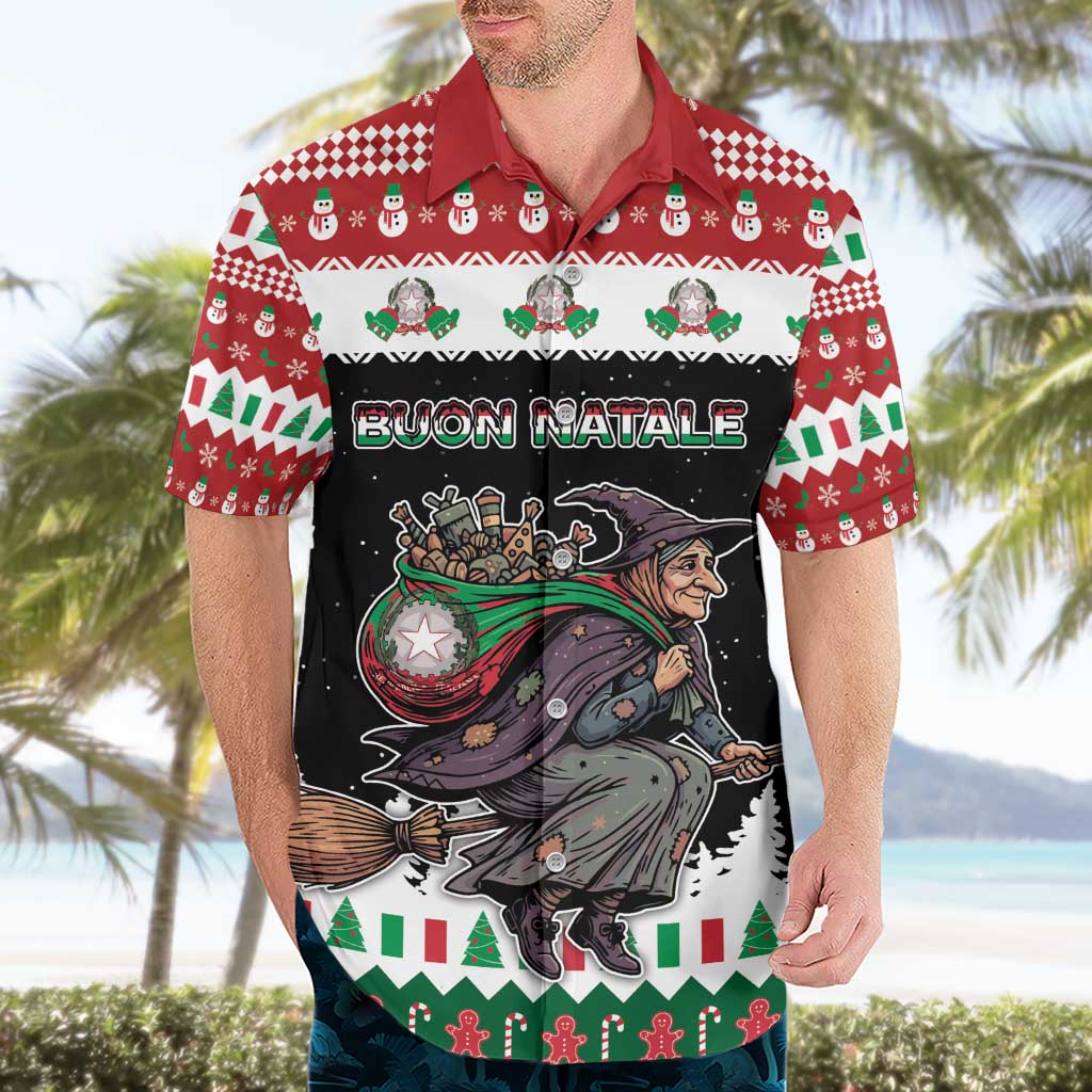 Italy Christmas Hawaiian Shirt La Befana Buon Natale - Wonder Print Shop