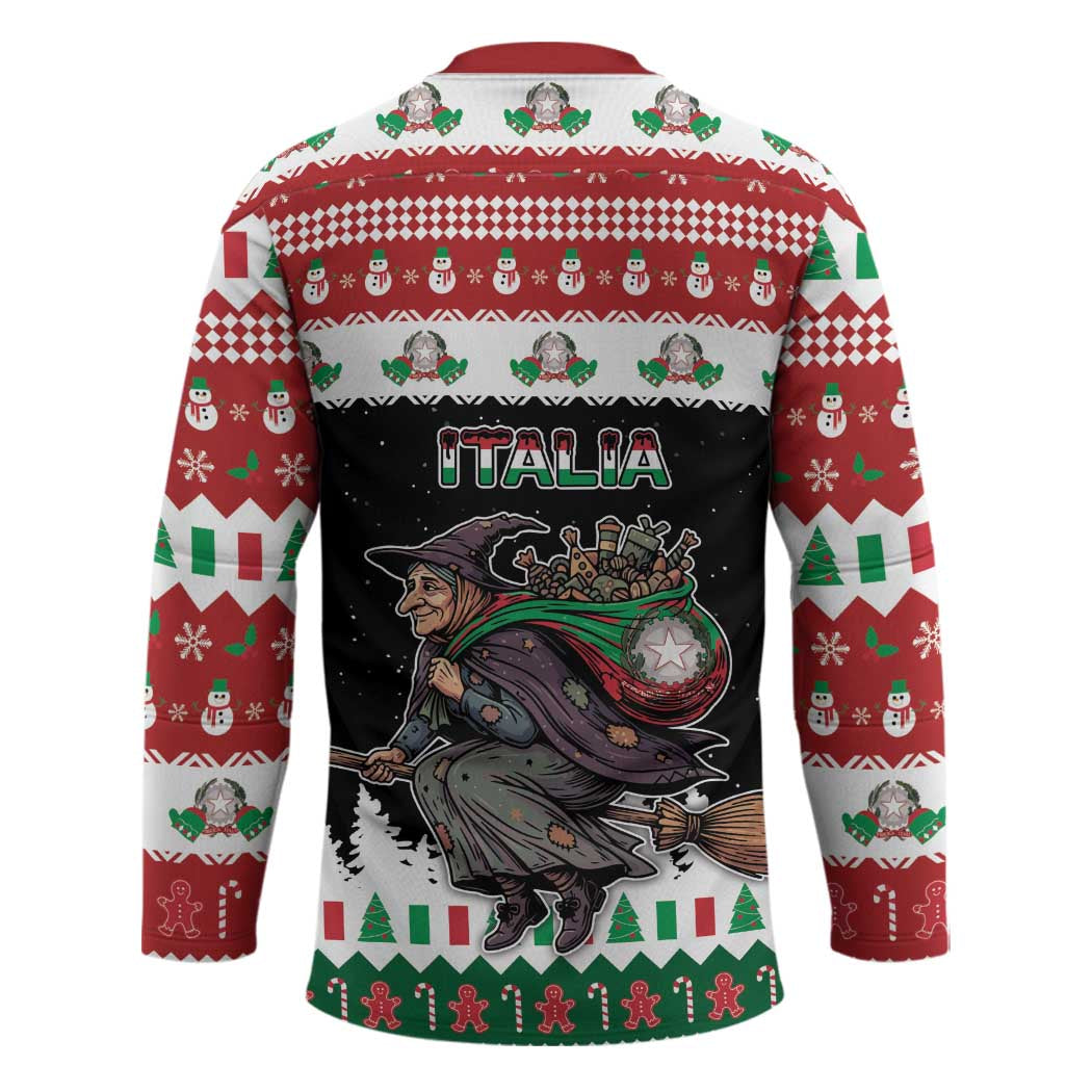 Italy Christmas Hockey Jersey La Befana Buon Natale - Wonder Print Shop