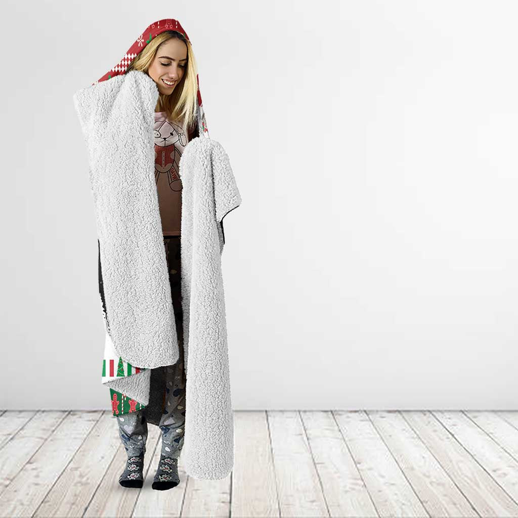 Italy Christmas Hooded Blanket La Befana Buon Natale - Wonder Print Shop