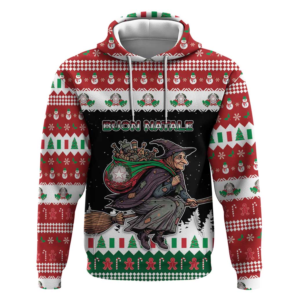 Italy Christmas Hoodie La Befana Buon Natale - Wonder Print Shop