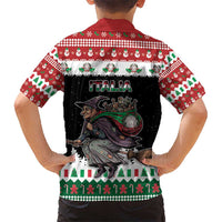 Italy Christmas Kid Hawaiian Shirt La Befana Buon Natale - Wonder Print Shop