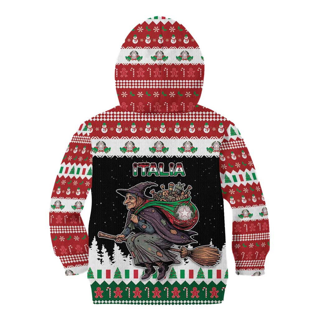 Italy Christmas Kid Hoodie La Befana Buon Natale - Wonder Print Shop