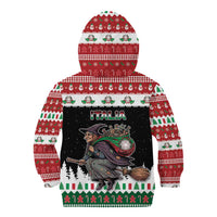 Italy Christmas Kid Hoodie La Befana Buon Natale - Wonder Print Shop