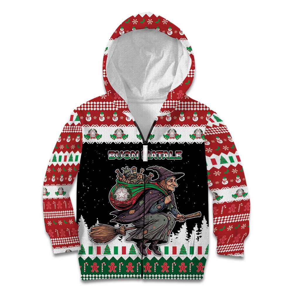 Italy Christmas Kid Hoodie La Befana Buon Natale - Wonder Print Shop