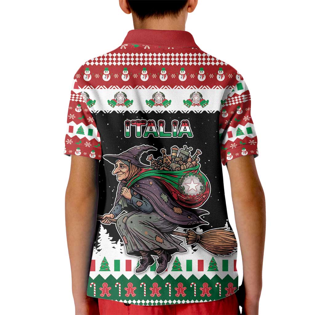 Italy Christmas Kid Polo Shirt La Befana Buon Natale - Wonder Print Shop