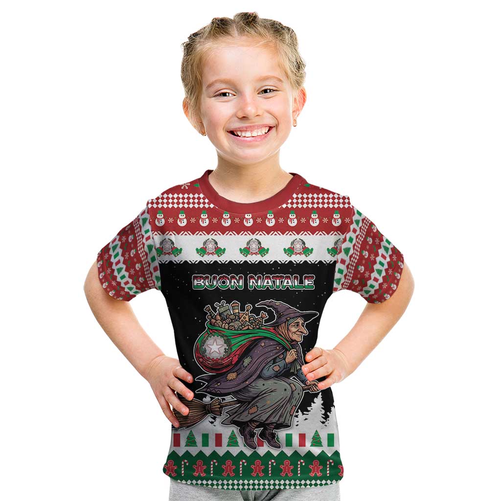 Italy Christmas Kid T Shirt La Befana Buon Natale - Wonder Print Shop