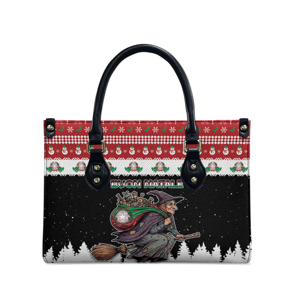 Italy Christmas Leather Bag La Befana Buon Natale - Wonder Print Shop