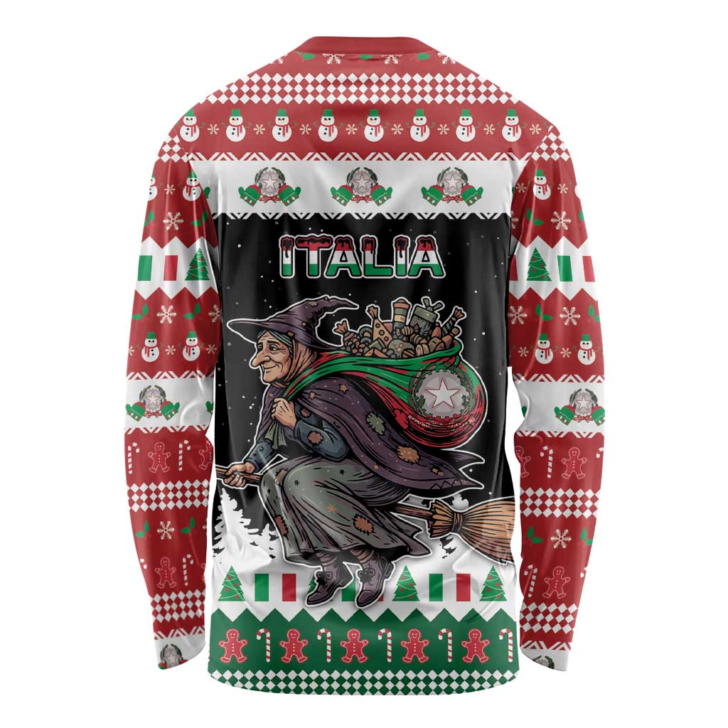 Italy Christmas Long Sleeve Shirt La Befana Buon Natale - Wonder Print Shop