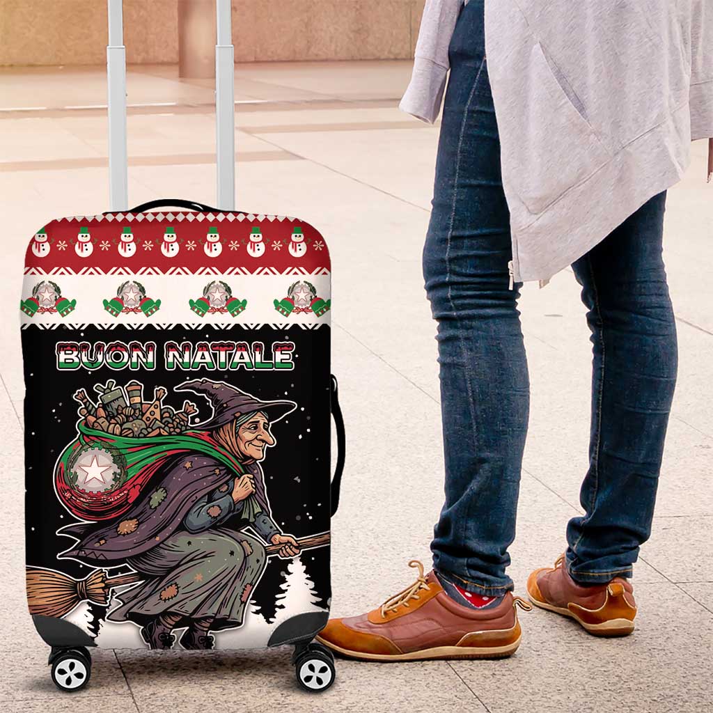 Italy Christmas Luggage Cover La Befana Buon Natale - Wonder Print Shop
